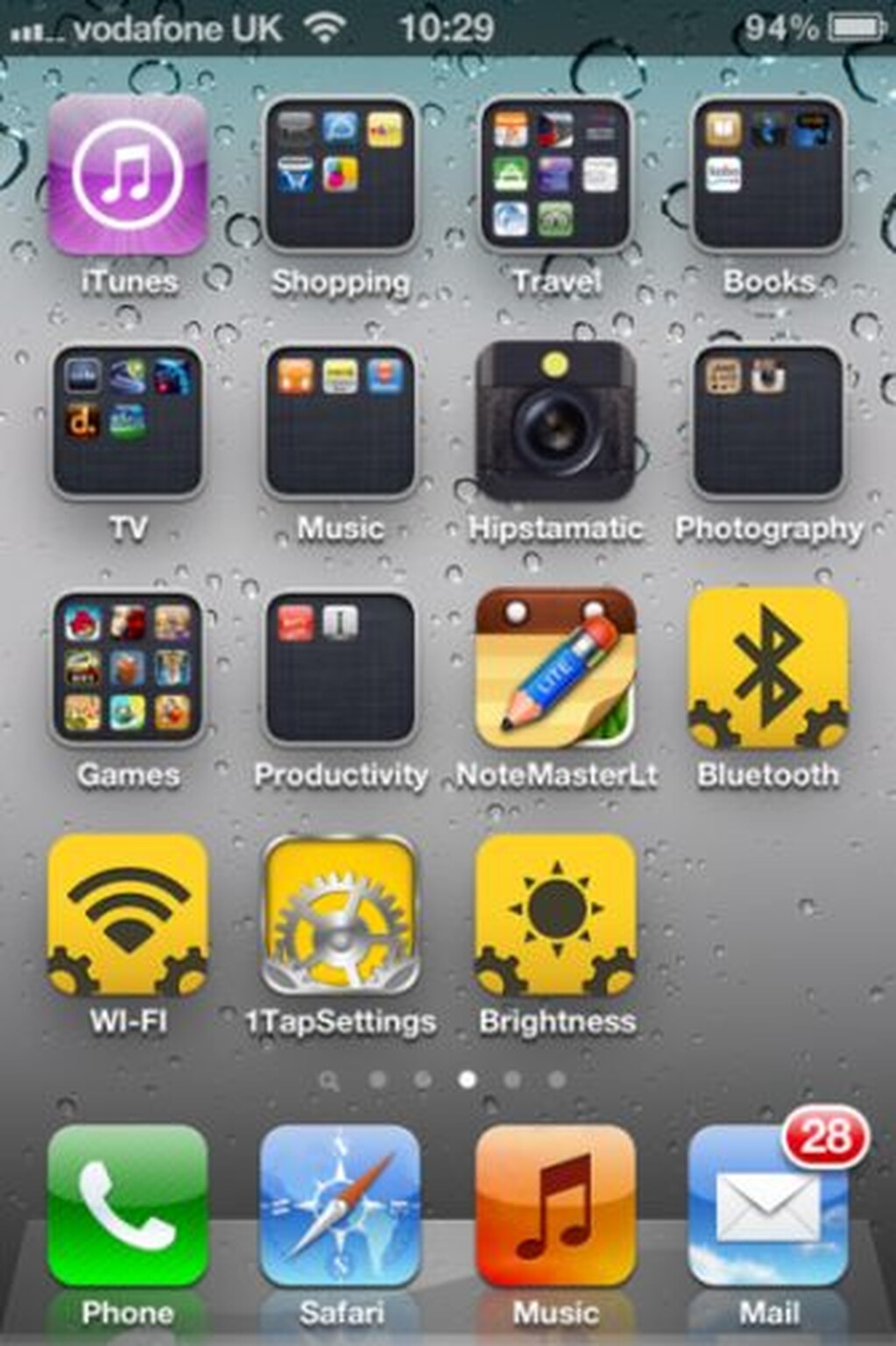 Apple iPhone: Free homescreen settings shortcuts without hacking