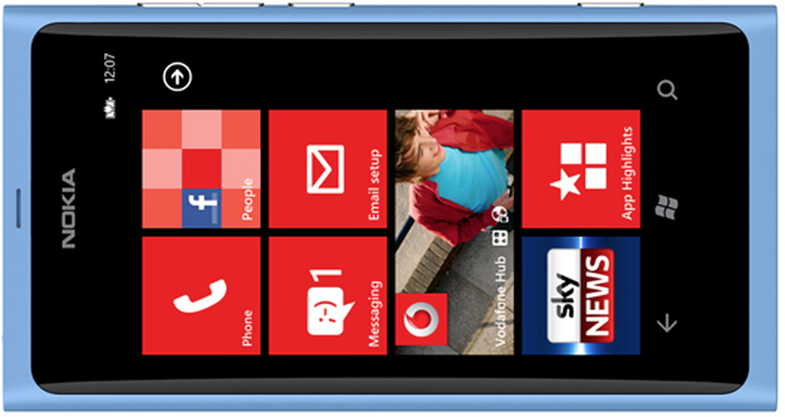 Vodafone now selling the cyan Nokia Lumia 800