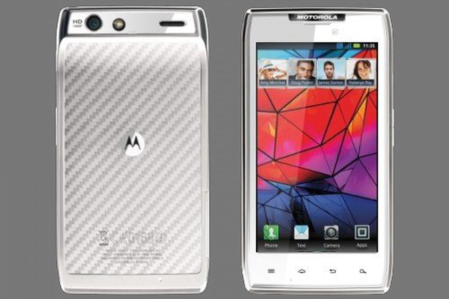 White Motorola Razr on the horizon?