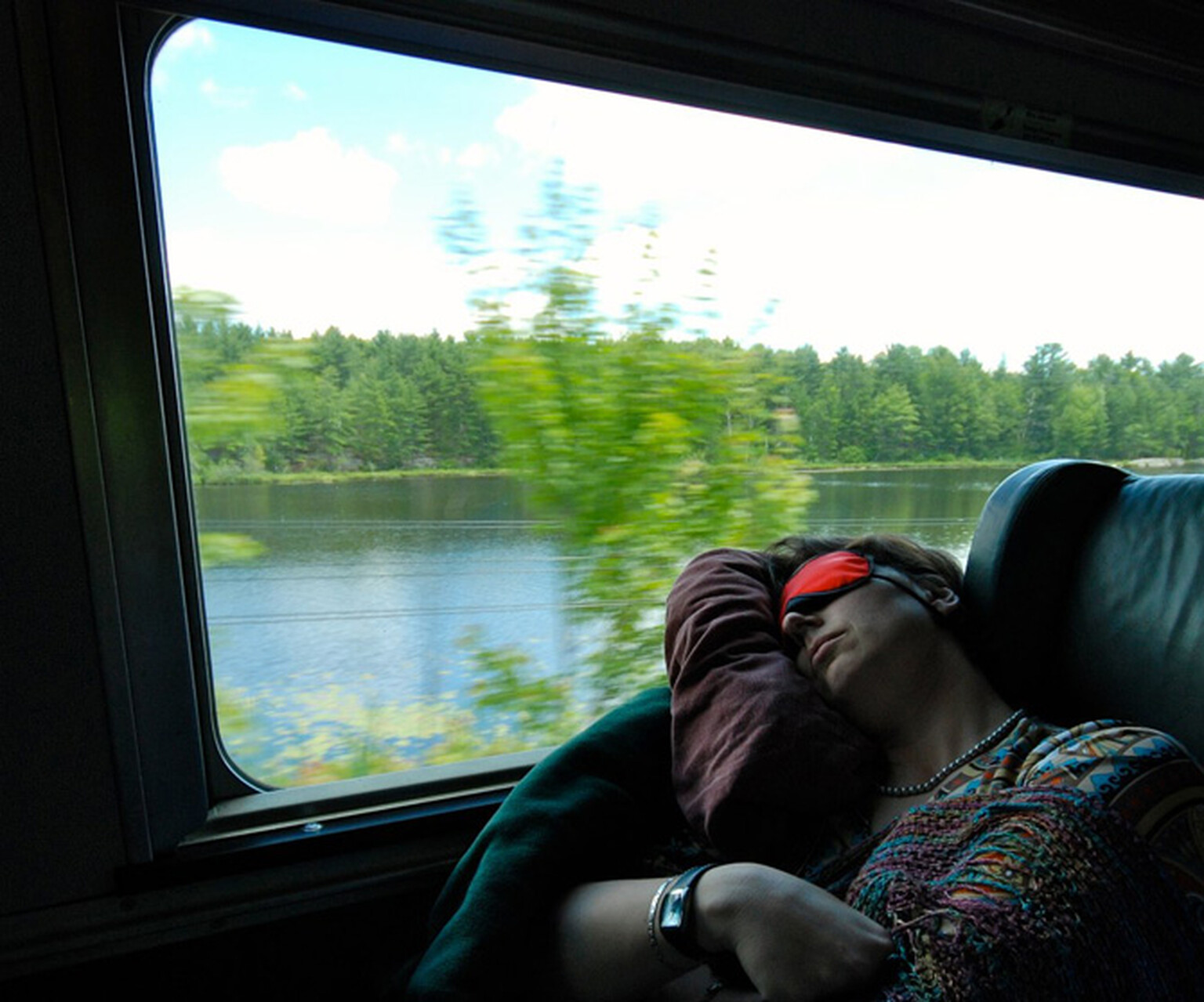 Reasons to avoid public transport #131: Train windows will send ads straight into your brain