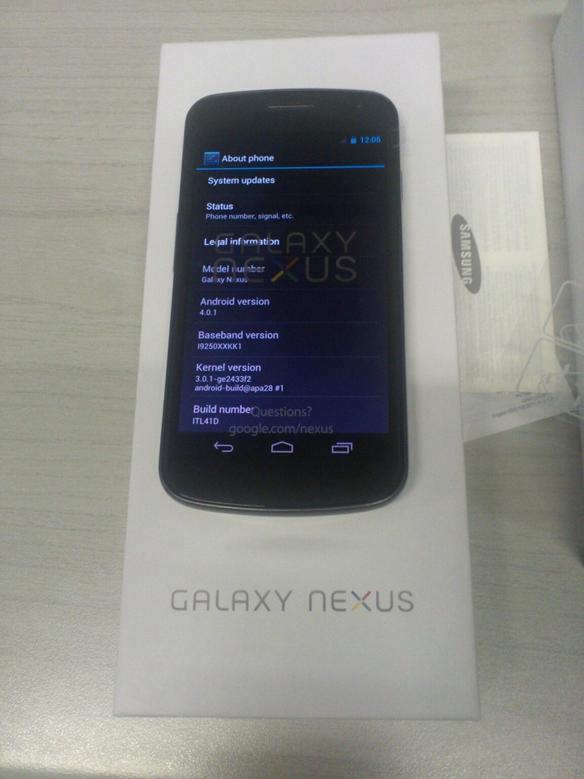 Samsung Galaxy Nexus now shipping from Clove