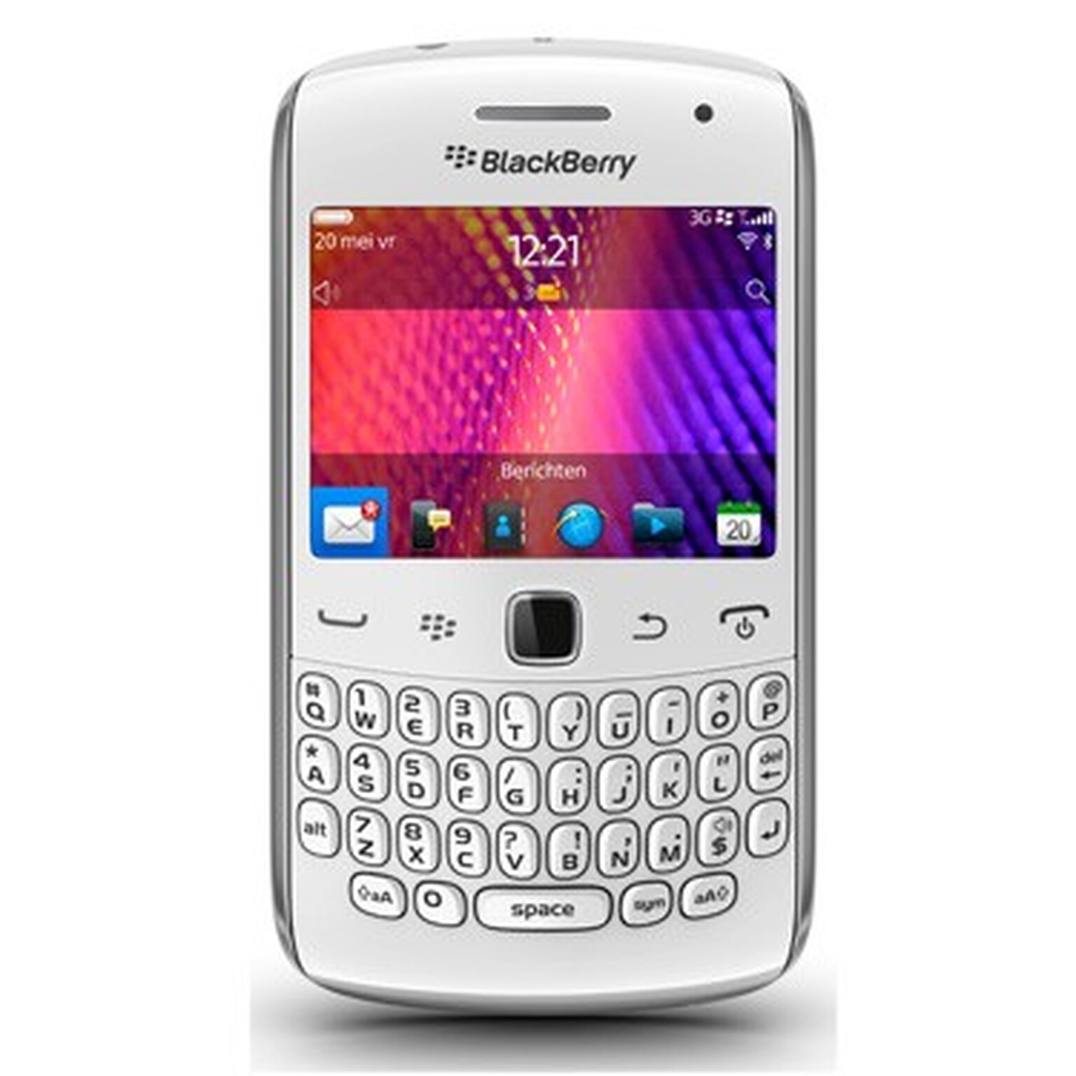 BlackBerry Curve 9360 White on Orange.