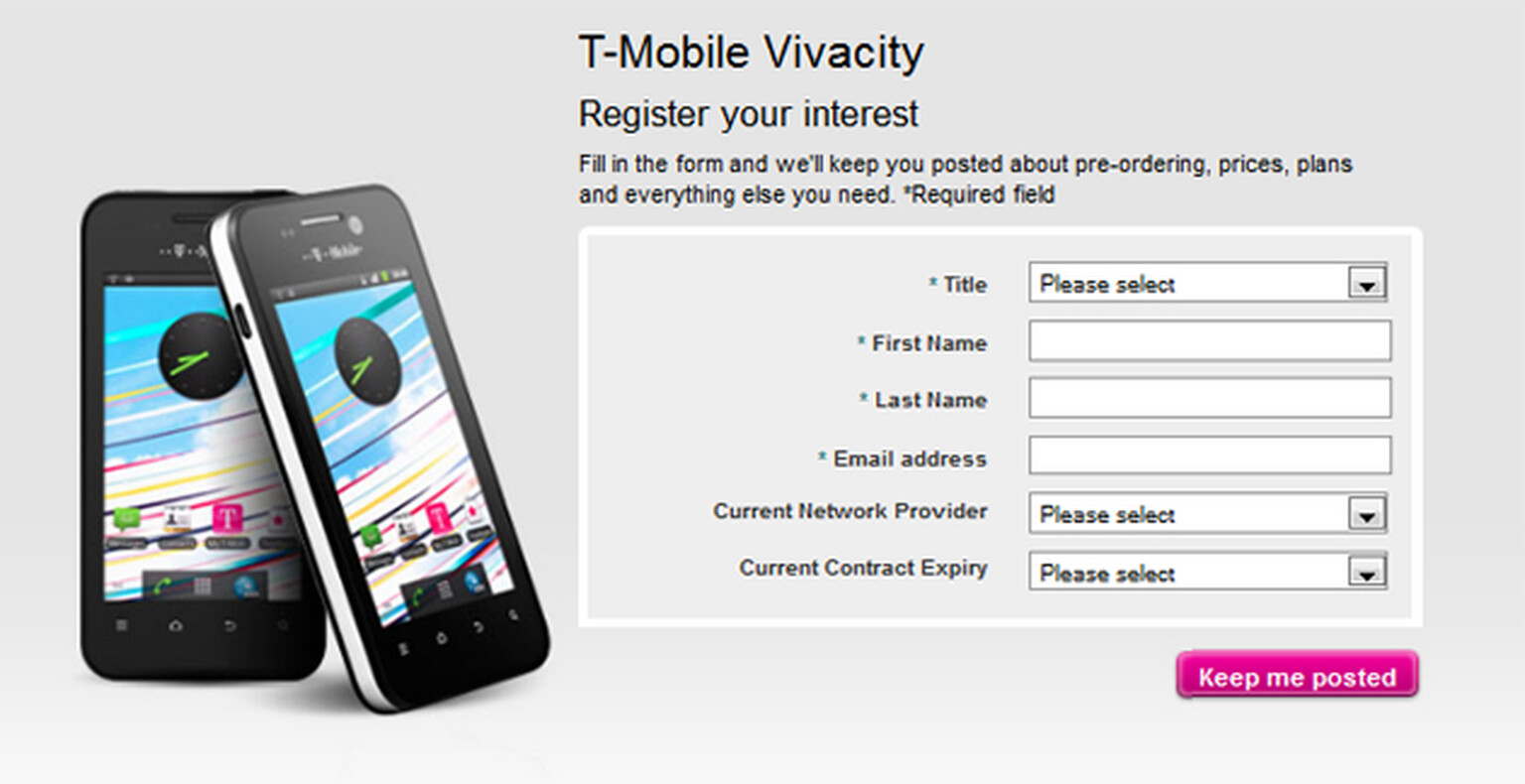 ZTE-made T-Mobile Vivacity emerges: Android 2.3 Gingerbread and a 3.5-inch screen