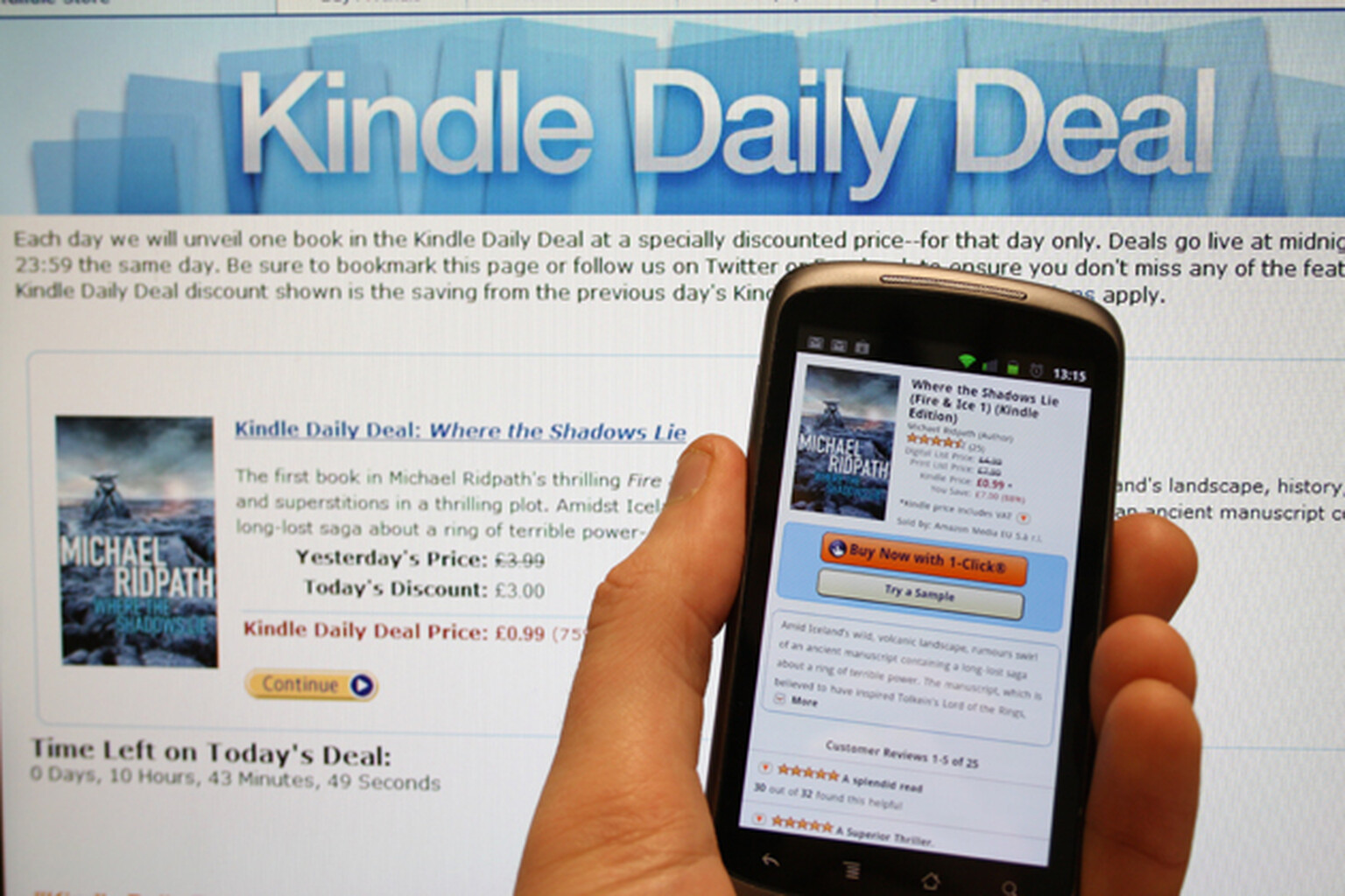 Amazon.co.uk launches Kindle Daily Deal for Kindle and Kindle app users
