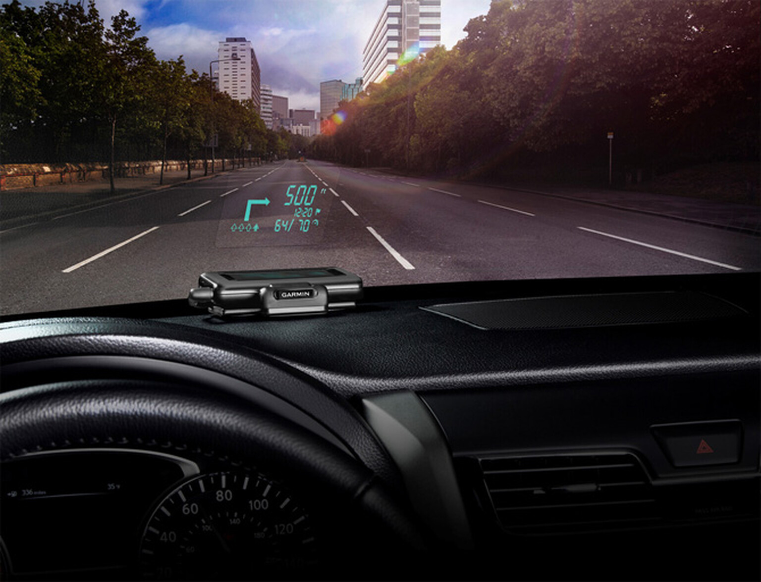 Garmin HUD brings head-up displays to ordinary cars