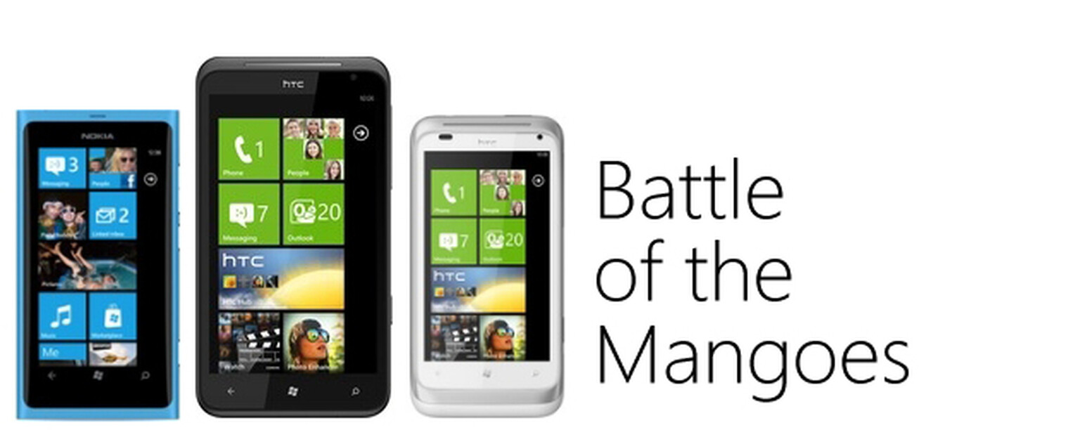 Nokia Lumia 800 vs HTC Titan vs HTC Radar