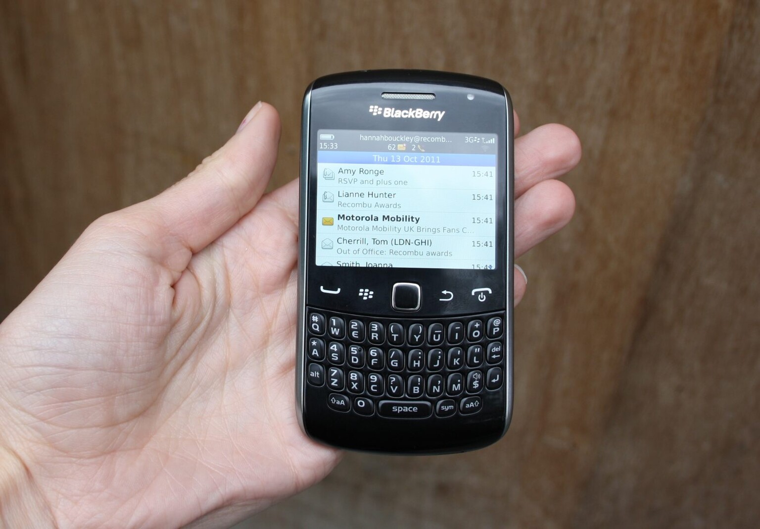 Google pulling Blackberry Gmail app