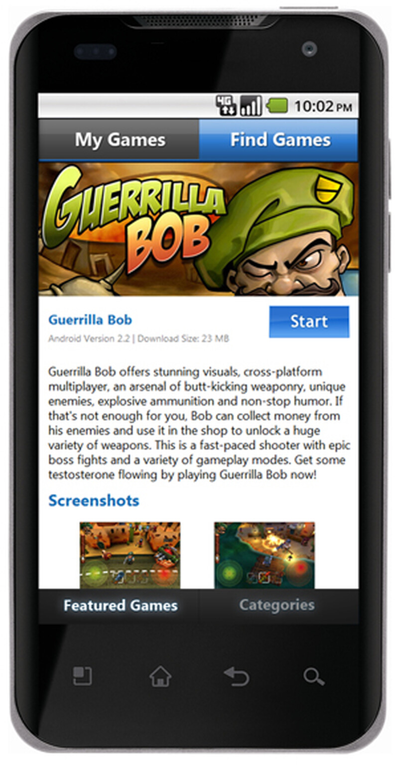 Try Android games for free or rent from 12p per day with WildTangent