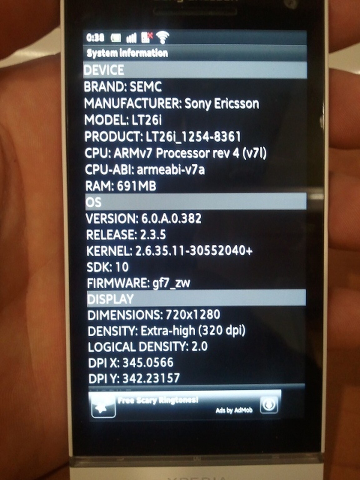 Sony Xperia Arc HD/Nozomi leaks, confirms 720p display