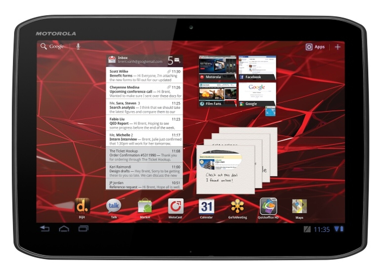 Motorola Xoom 2 pricing: £379.99, Media Edition £329.99