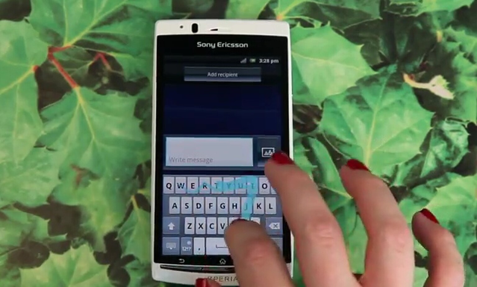 Sony Ericsson brings their version of Swype, Gesture input, to Xperia phones