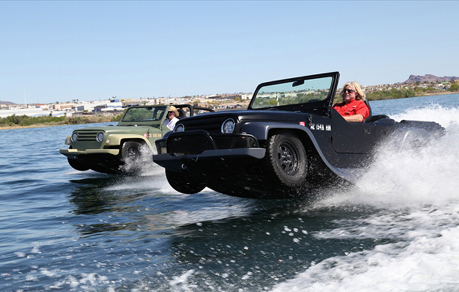 WaterCar Panther is an amphibious Jeep