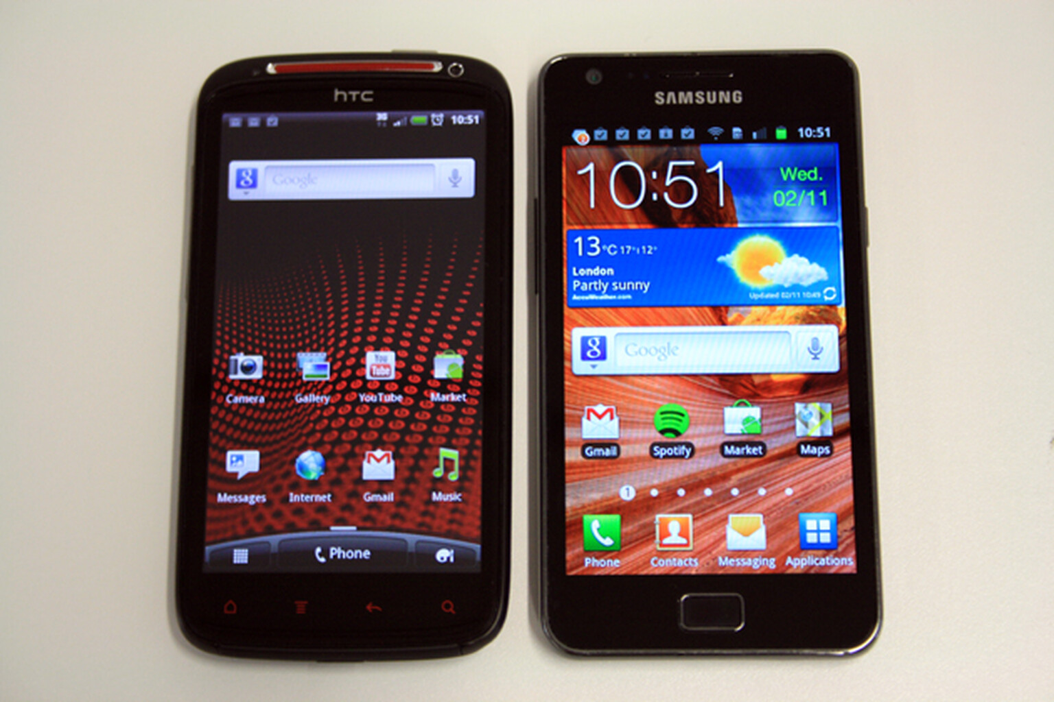 HTC Sensation XE vs Samsung Galaxy S2 review
