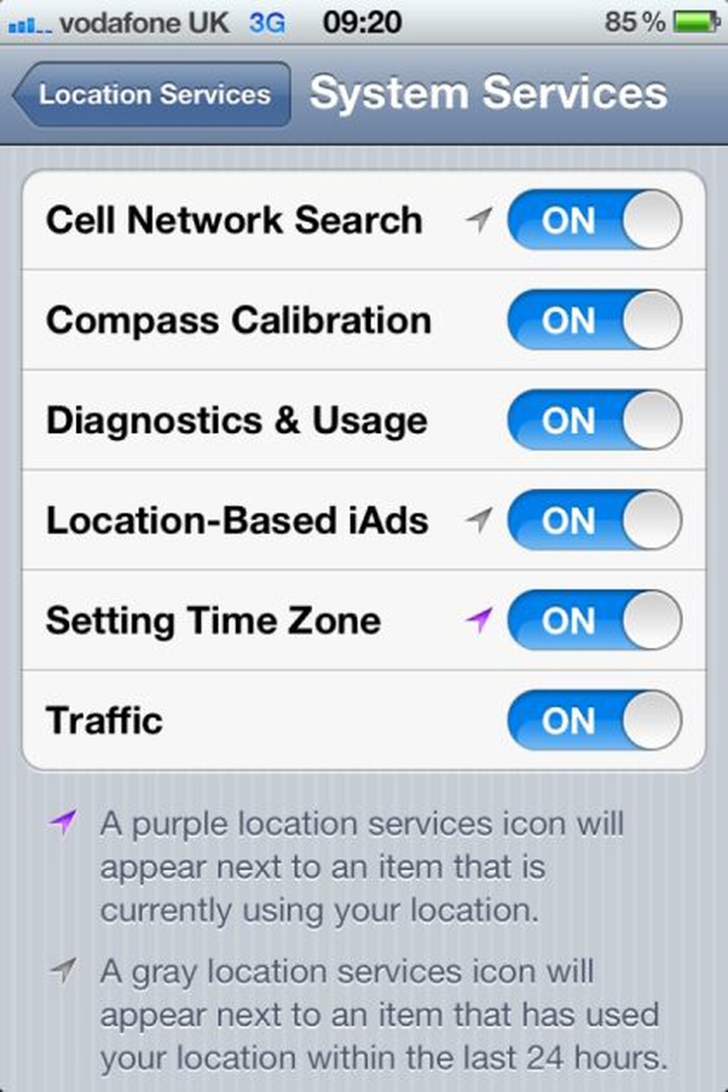 Apple iPhone 4S battery issues: location service bug?