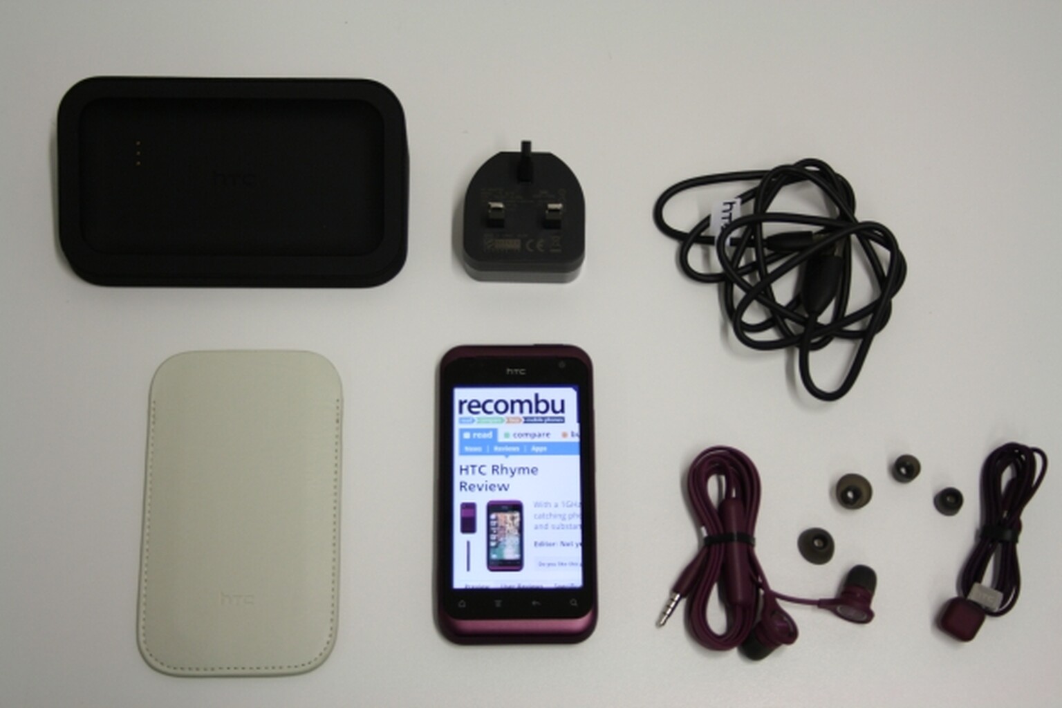 HTC Rhyme: What's in the box?