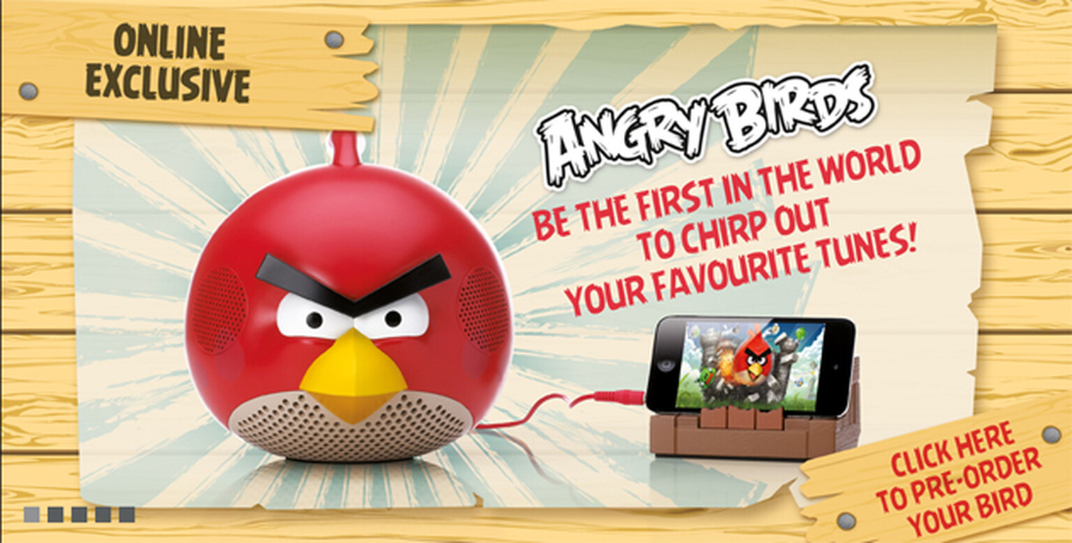 Gear 4’s Angry Birds speaker docks are flappin’ awesome