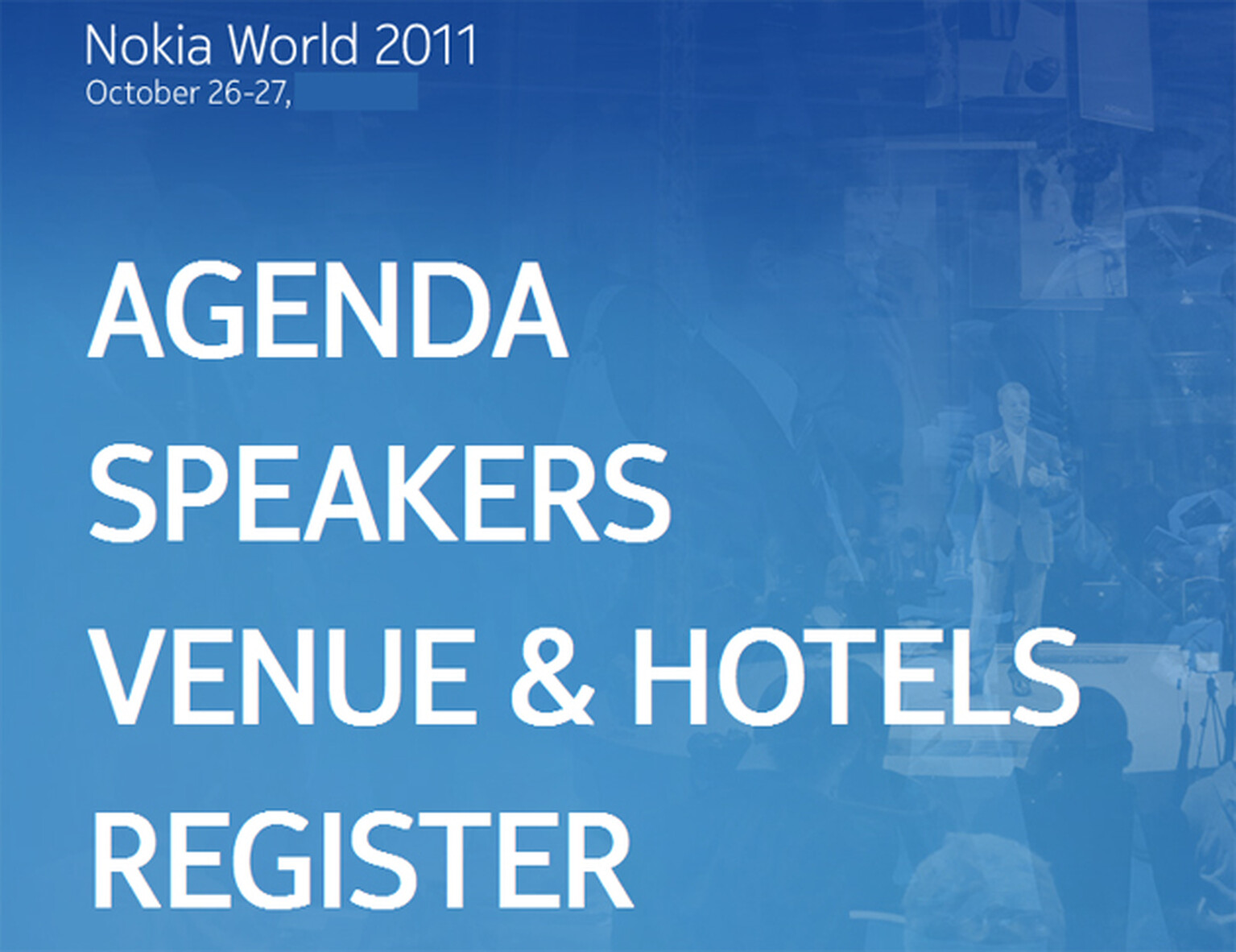 Nokia announces Nokia World ticket competition: Win a 2-day pass to the Nokia World event