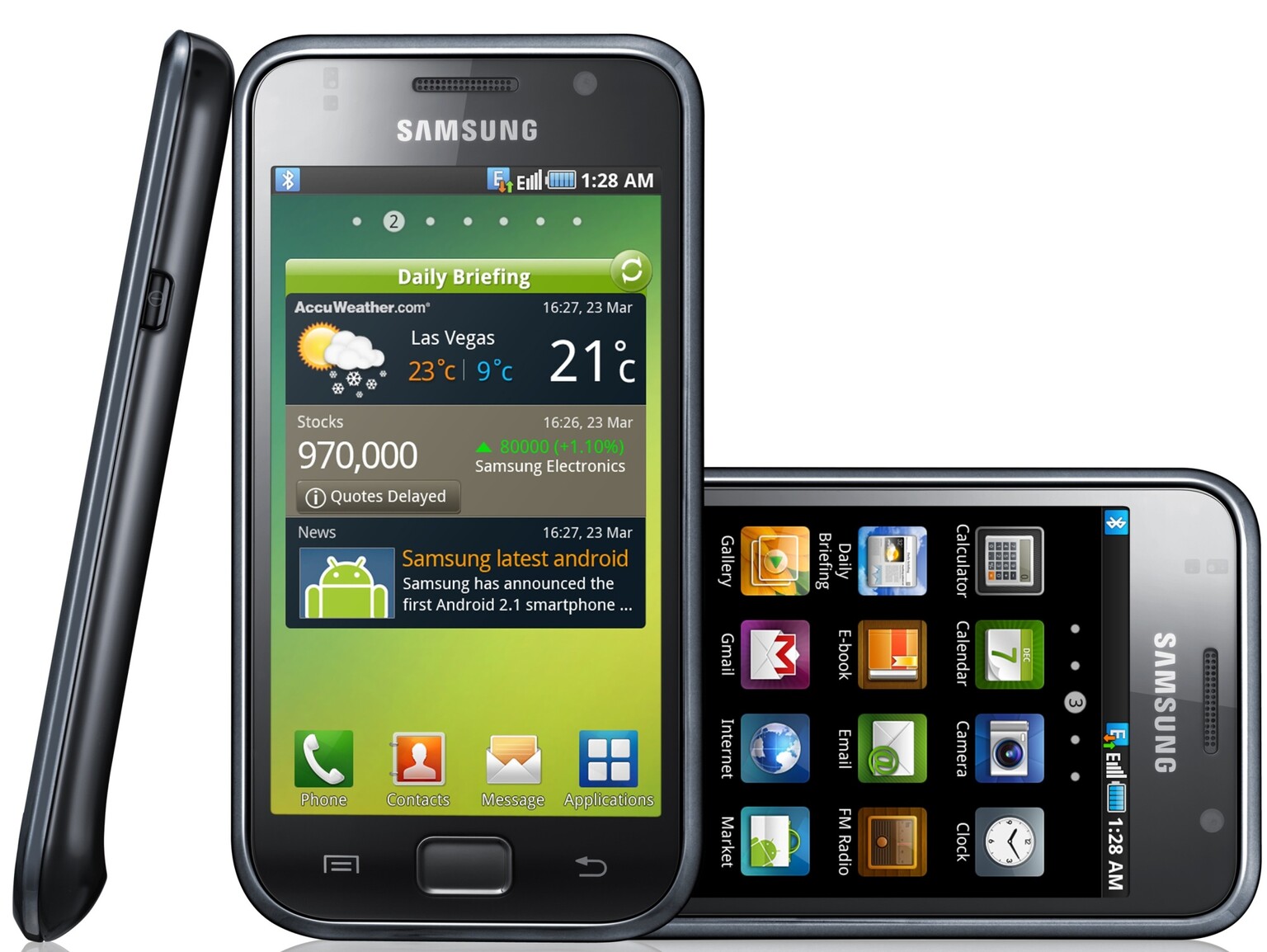Samsung Galaxy S: Android 2.1 in glorious HD