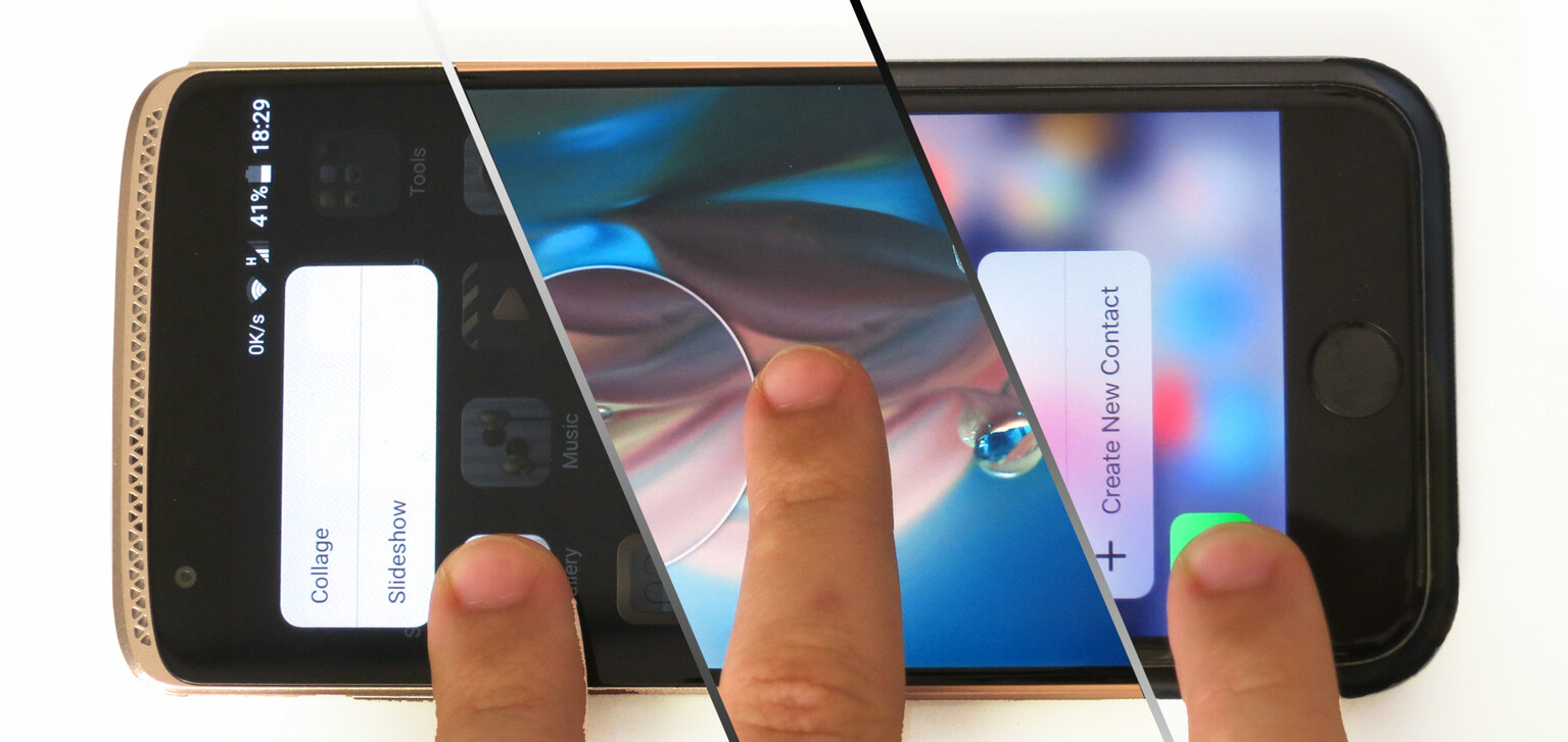 Apple 3D Touch vs Huawei Press Touch vs ZTE Force Touch