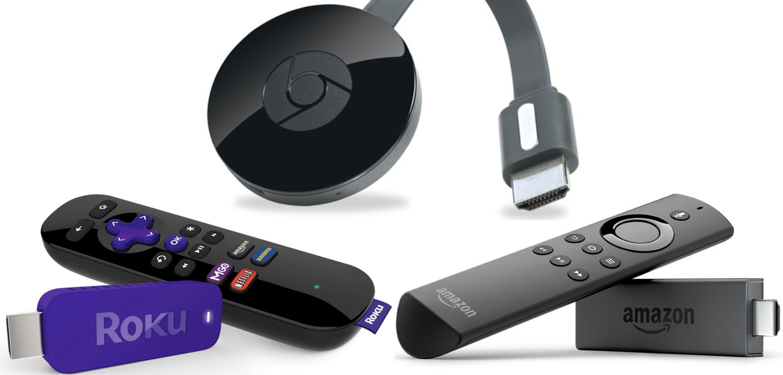 Stick Wars: Amazon All-new Fire TV Stick vs Roku Streaming Stick vs Google Chromecast