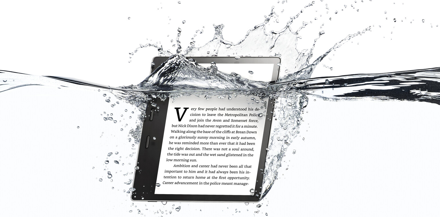 Finally, a waterproof Kindle! Meet the New Kindle Oasis