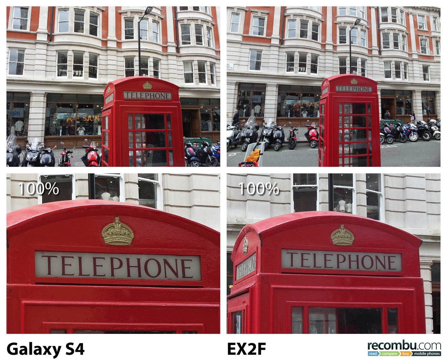 Samsung Galaxy S4 vs Samsung EX2F video comparison