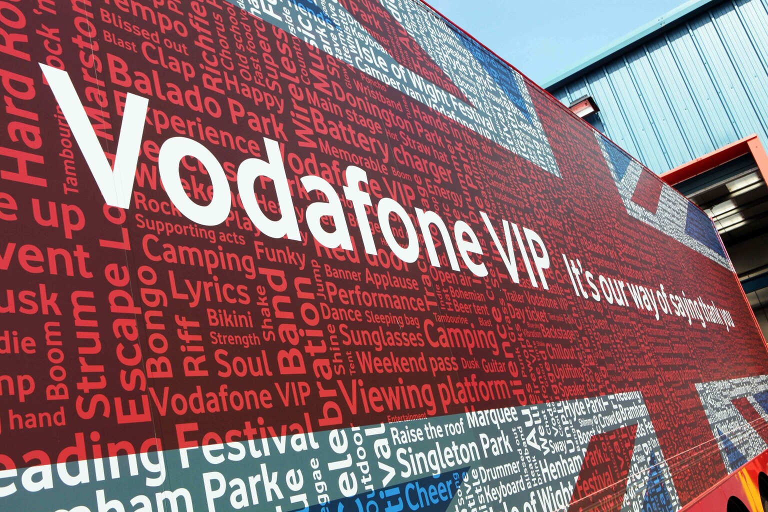 Vodafone biometric charging truck rolls out to UK festivals