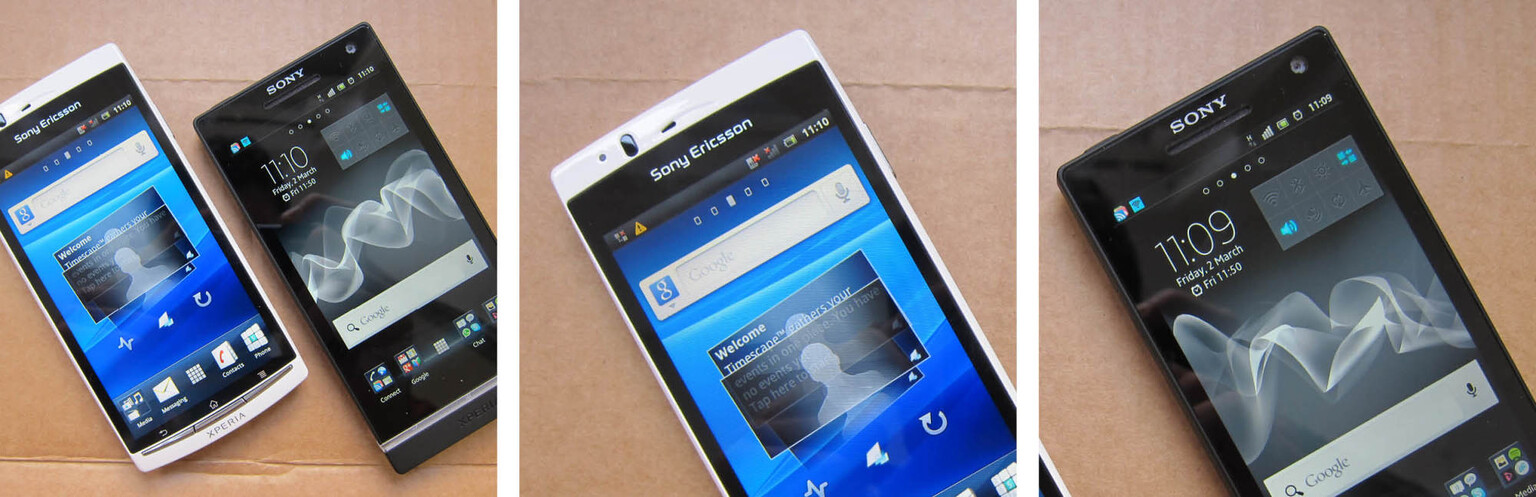 Design: Sony Xperia S vs Sony Ericsson Xperia arc S (with Video)