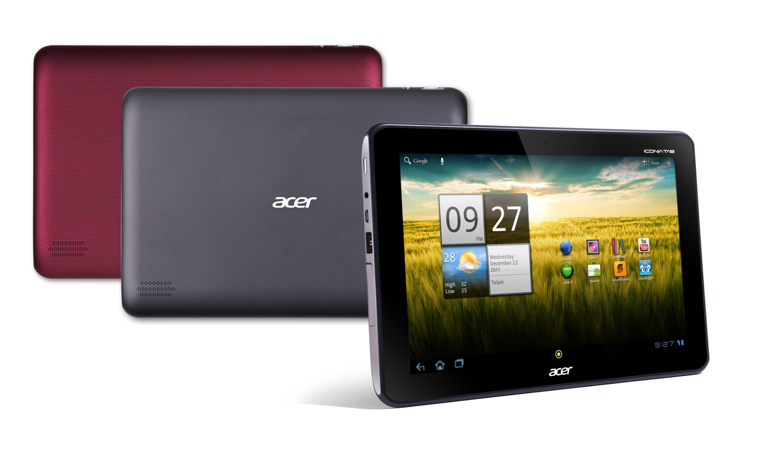 Acer Iconia Tab A210 announced, Tegra 2 and ICS in tow