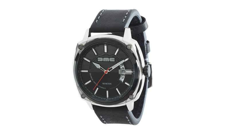 DeLorean watch by DMC in black
