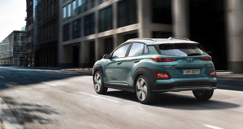 Hyundai Kona Electric back end