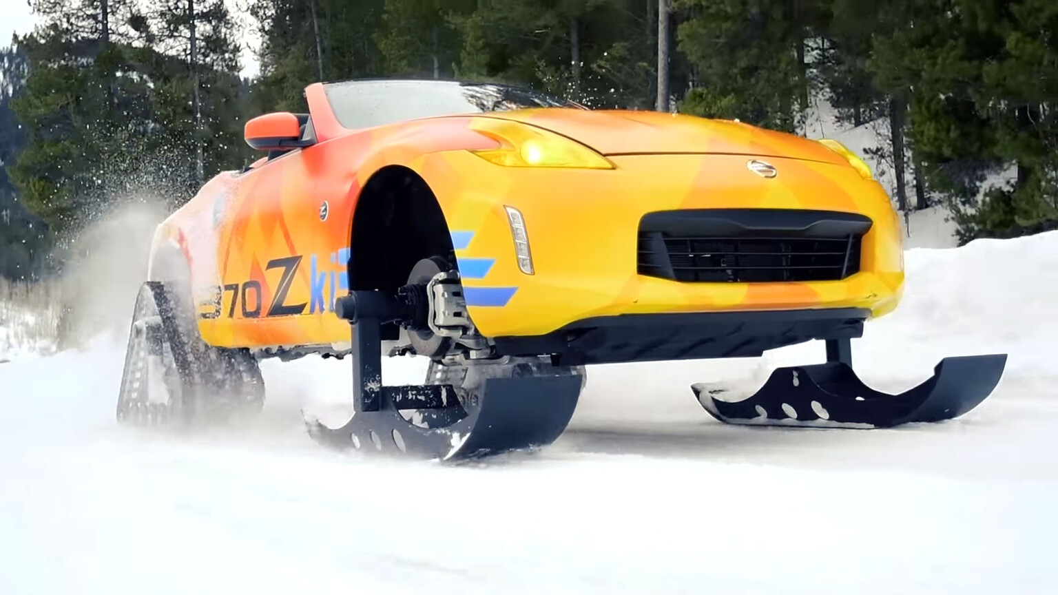 Stay frosty: Meet the Nissan 370Z Snowmobile