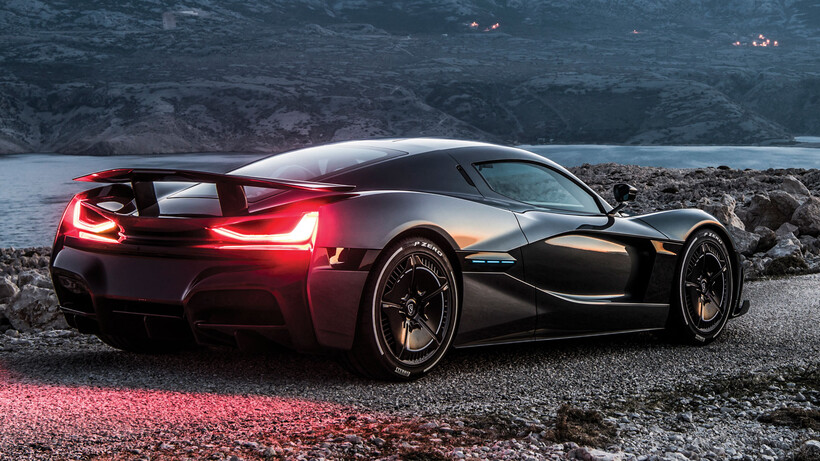 Rimac Concept Two 'C_Two' hypercar at the 2018 Geneva Motor Show