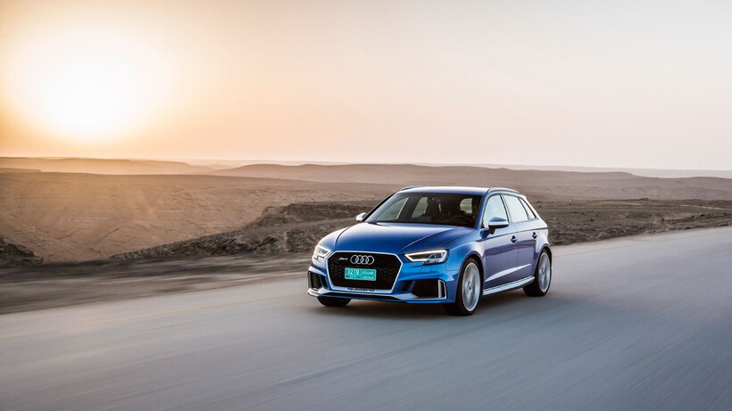 Audi RS 3 Sportback: Sunset bound