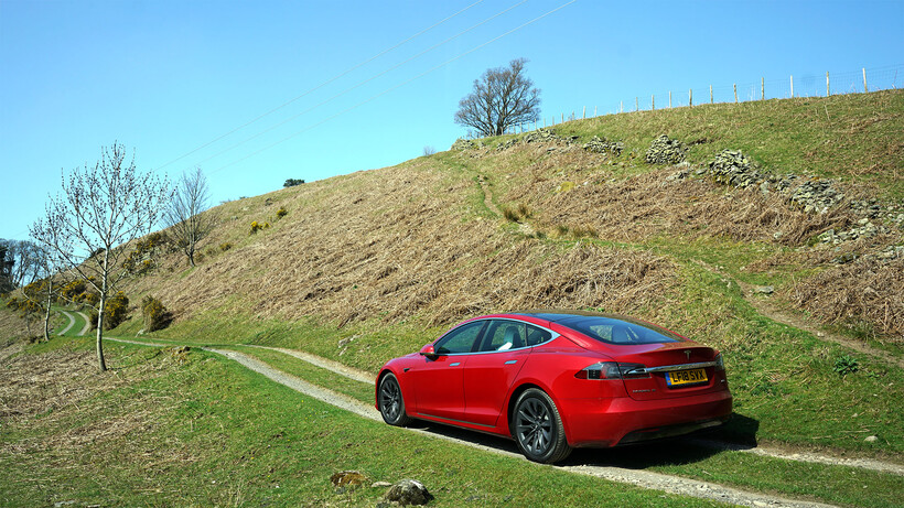 Tesla Model S 100D in the Lake District