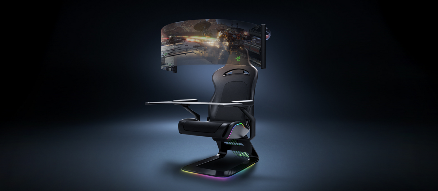 With Razer's new gaming chair, you'll probably never leave your house again