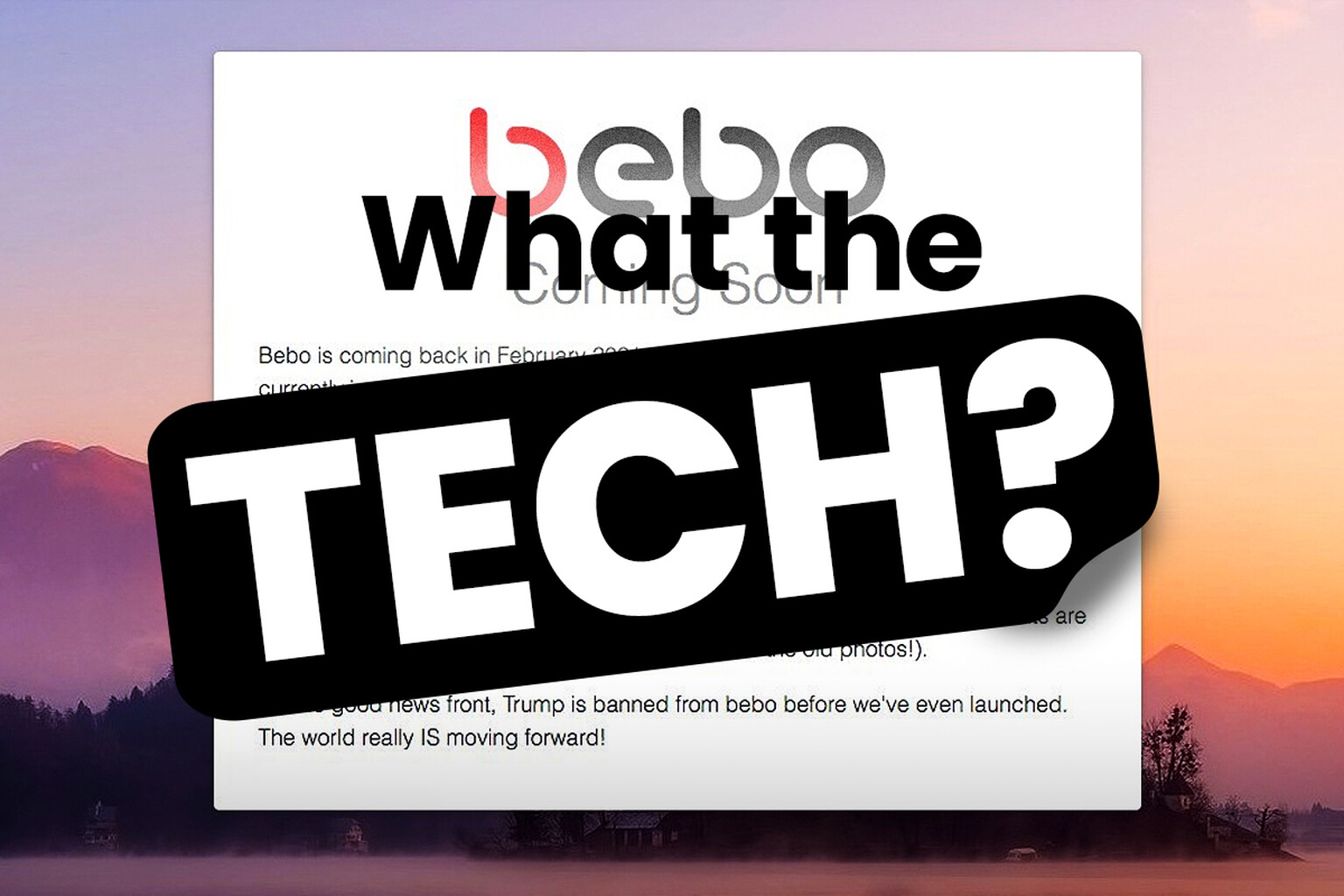 What the Tech: Bebo might not be the solution, but social media is definitely the problem