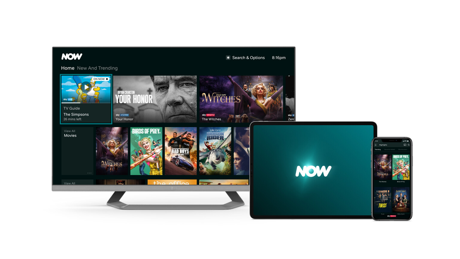 NOW TV has been rebranded, so now you need to know it's NOW from now on