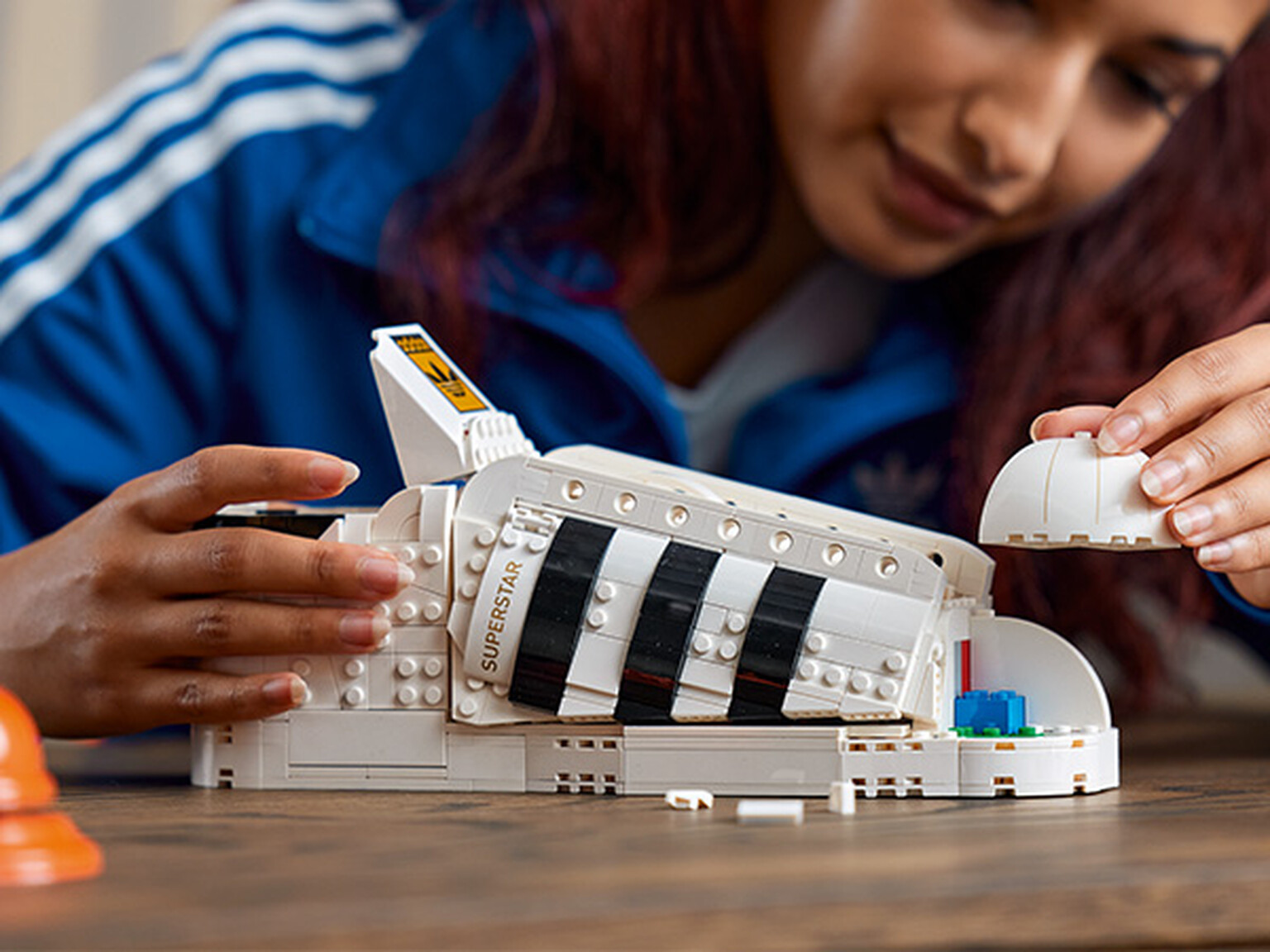 Build your own Adidas Superstar sneakers with this new Lego set