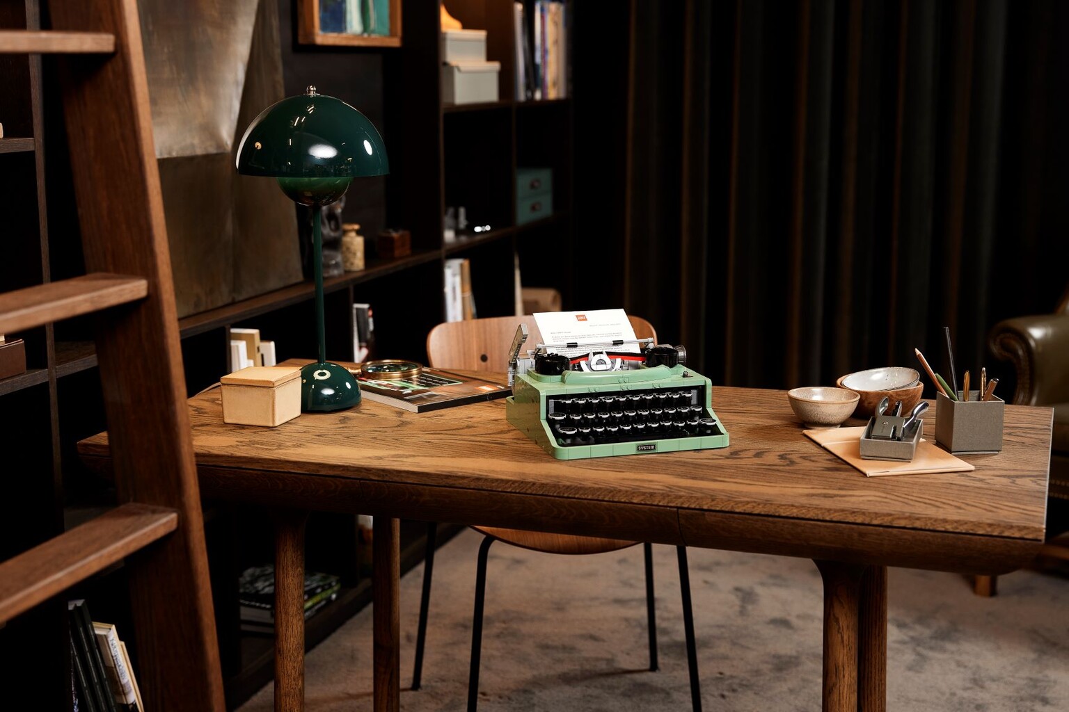 This beautiful Lego typewriter gives a whole new meaning to "writer's block"