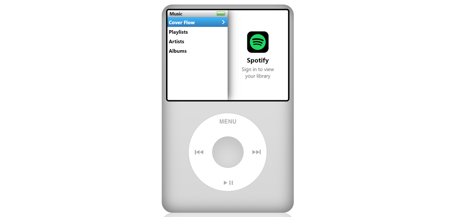 Listen to Spotify or Apple Music on the iPod Classic with this nostalgic web app