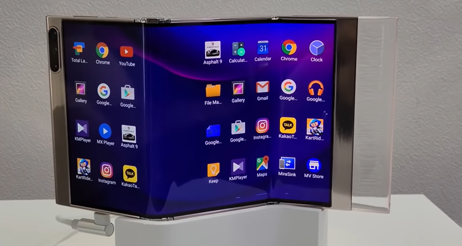 Samsung's new prototype phone folds twice – but is it just double the trouble?