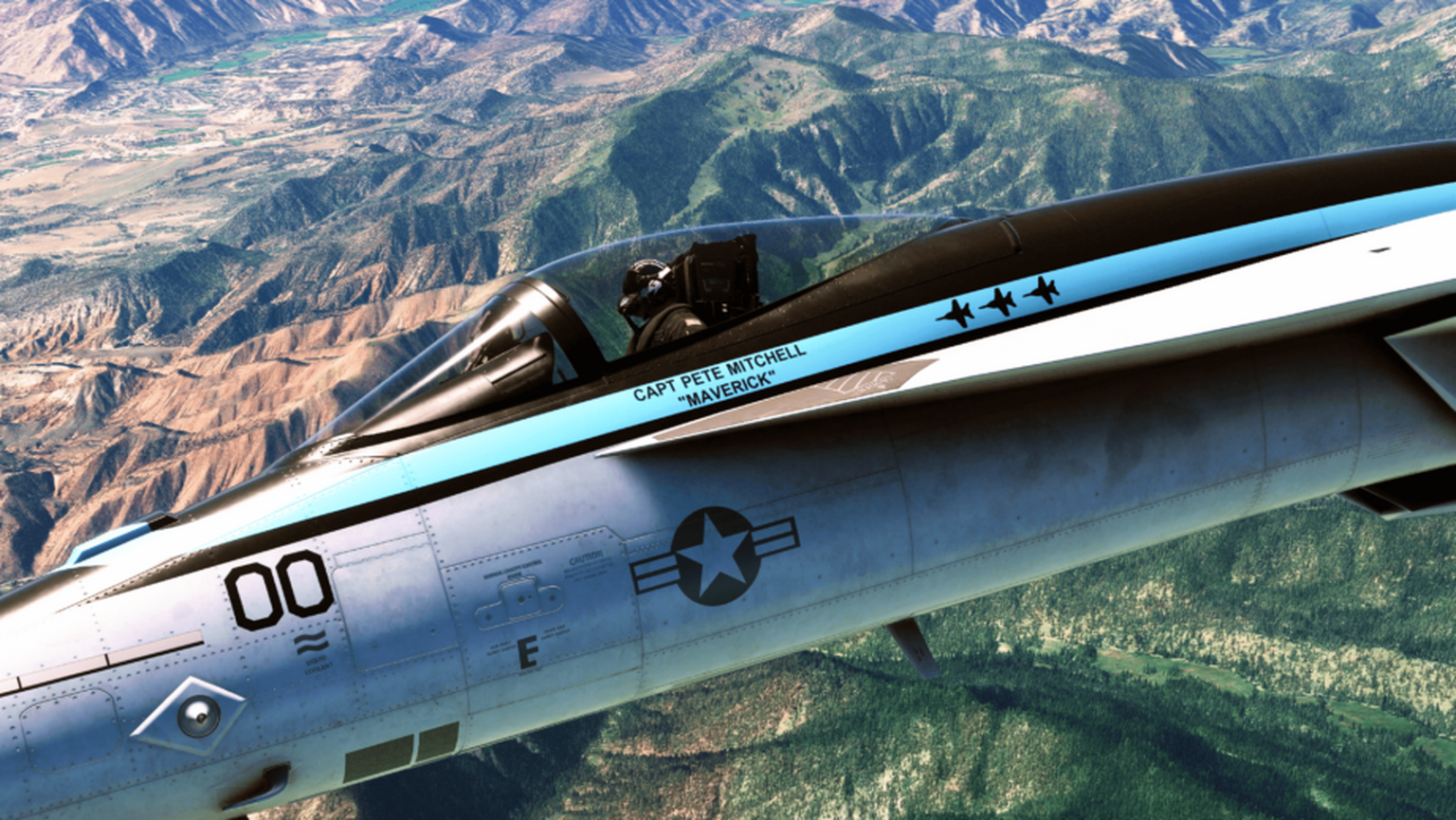 Microsoft Flight Simulator's Top Gun expansion has been put on the back burner