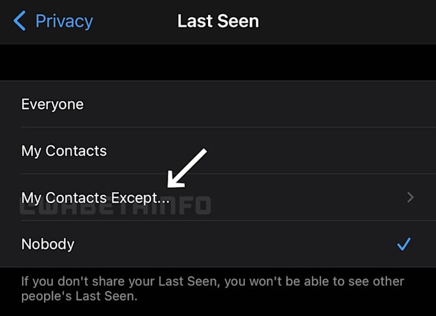 whatsapp last seen new feature