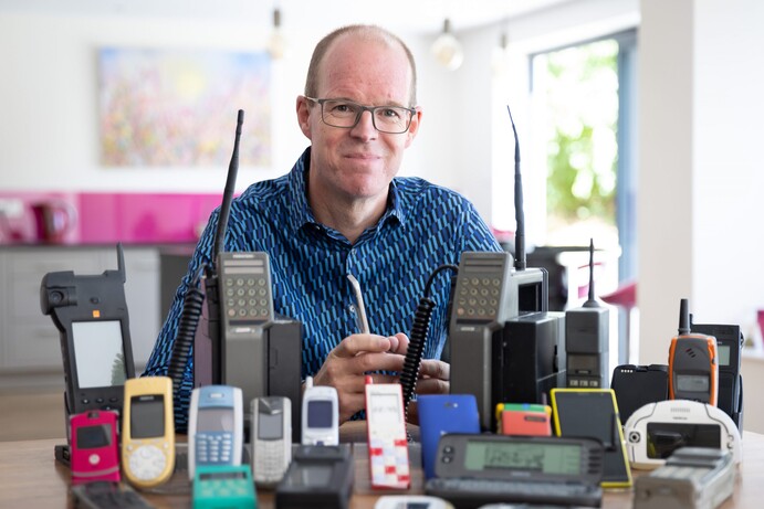 Ben Wood - credit Tim Whitby Mobile Phone Museum