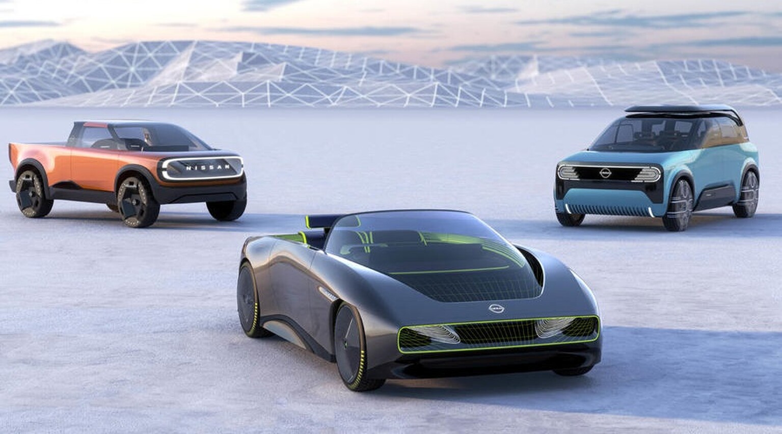 Nissan has unveiled four quirky concept cars that could define the future