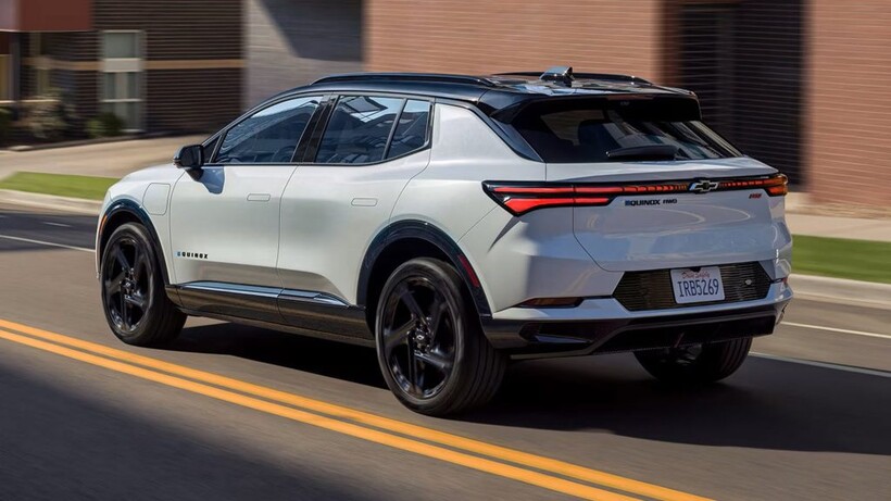 2025 Chevrolet Equinox EV from the back