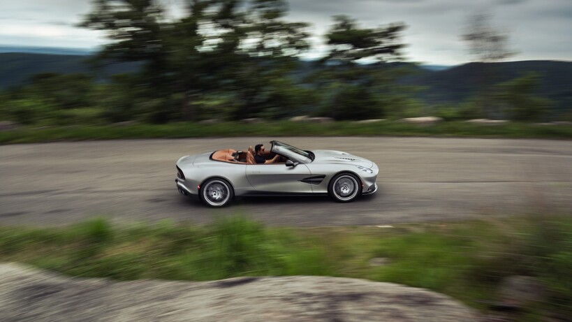 Aston Martin Vanquish driving