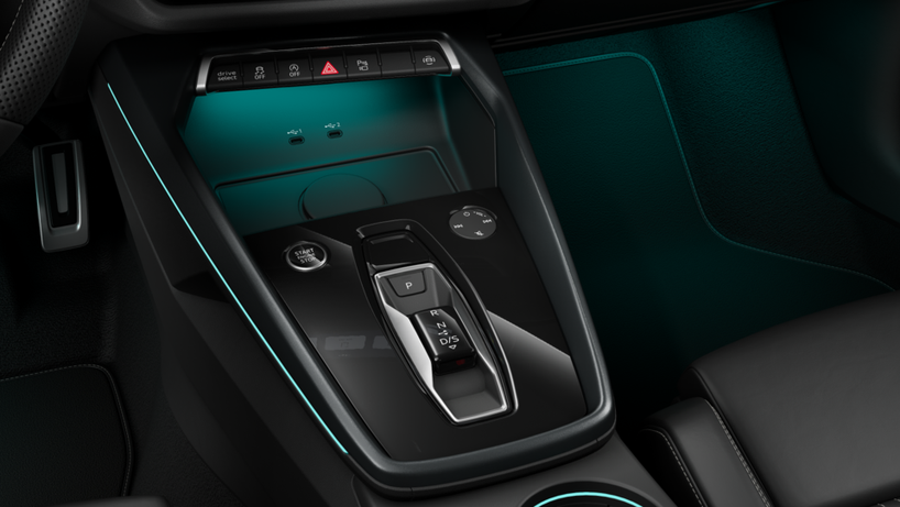 Audi A3 dashboard center console