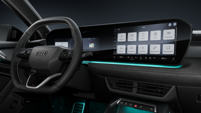 Audi A3 dashboard wide view